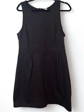 Old Navy Classic Sleeveless Gunmetal Grey Dress